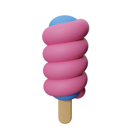 Ice Cream Stick  3D Icon