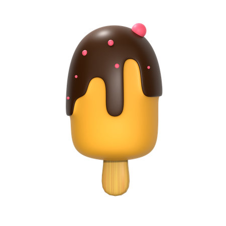 Ice Cream Stick  3D Icon