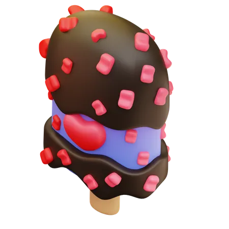 Ice Cream Stick  3D Icon