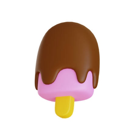 Ice Cream Stick  3D Icon