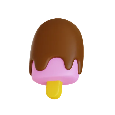 Ice Cream Stick  3D Icon