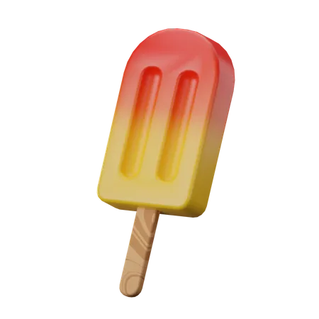 Ice Cream Stick  3D Icon