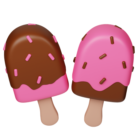 Ice Cream Stick  3D Icon