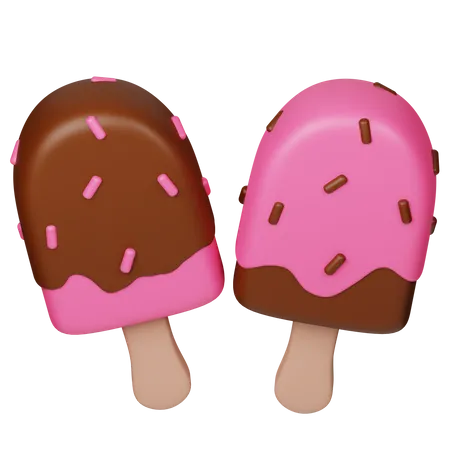 Ice Cream Stick  3D Icon