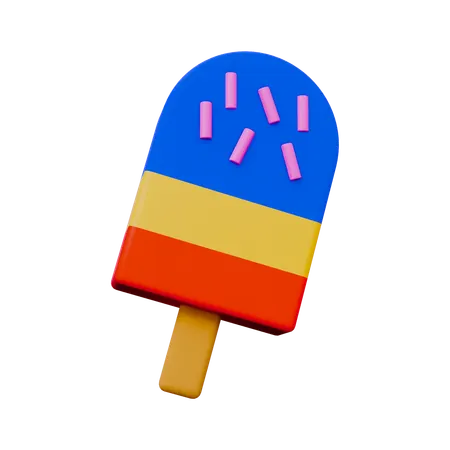 Ice Cream Stick  3D Icon