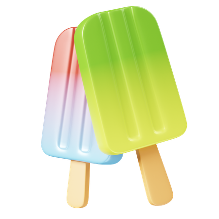 Ice Cream Stick  3D Icon