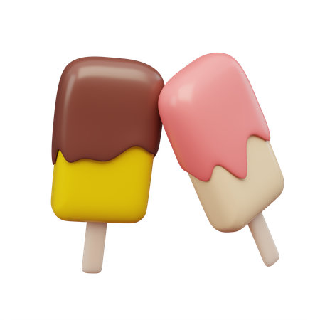 Ice Cream Stick  3D Icon