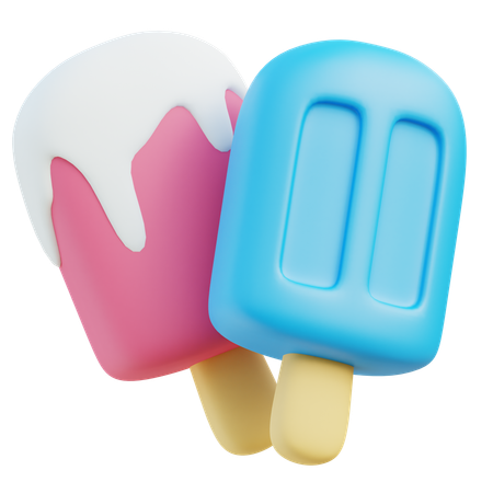 Ice Cream Stick  3D Icon