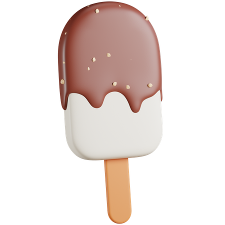 Ice Cream Stick  3D Icon