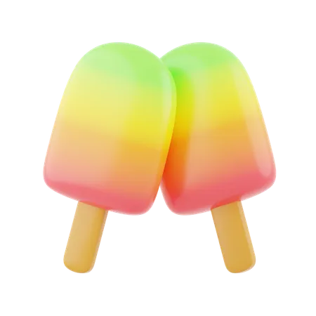 Ice Cream Stick  3D Icon