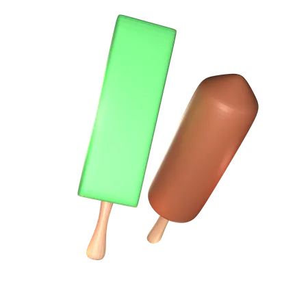 Ice Cream Stick  3D Icon