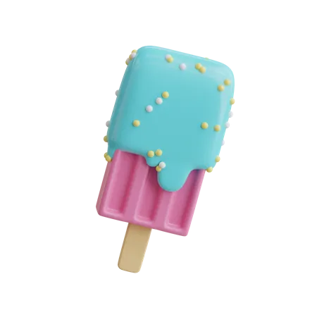 Ice Cream Stick  3D Icon