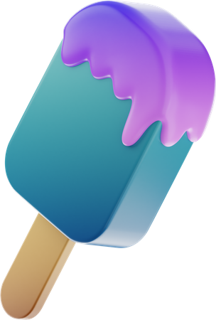 Ice Cream Stick  3D Icon