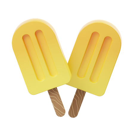 Ice Cream Stick  3D Icon