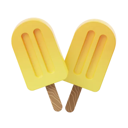 Ice Cream Stick  3D Icon