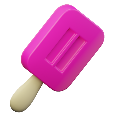 Ice Cream Stick  3D Icon