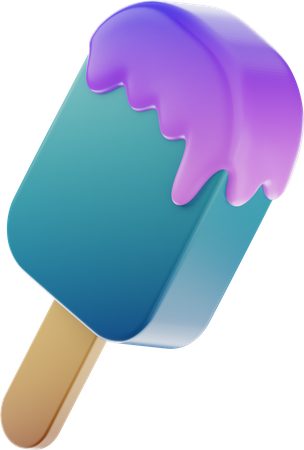 Ice Cream Stick  3D Icon