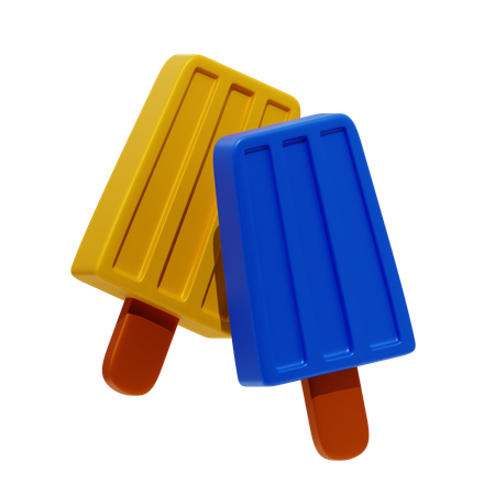 Ice Cream Stick  3D Icon