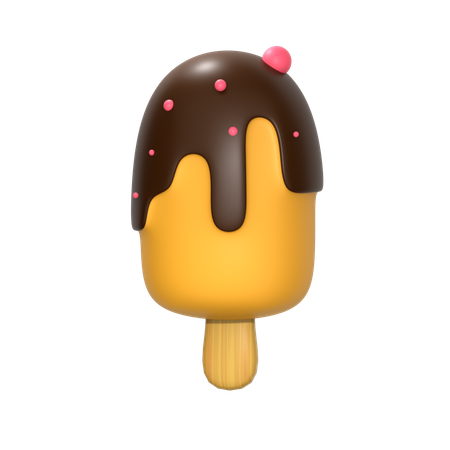 Ice Cream Stick  3D Icon