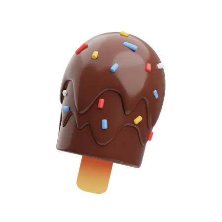 Ice Cream Stick  3D Illustration