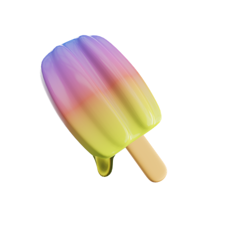 Ice Cream Stick  3D Illustration