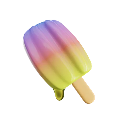 Ice Cream Stick  3D Illustration