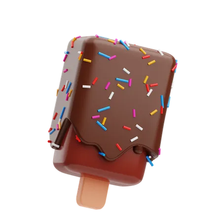 Ice Cream Stick  3D Illustration