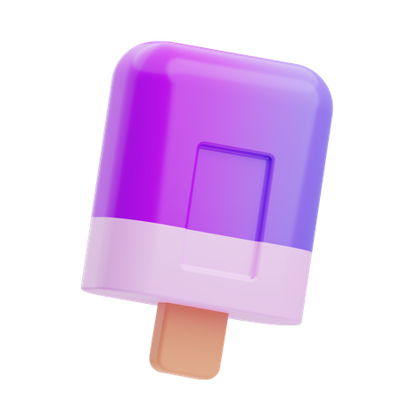 Ice Cream Stick  3D Illustration