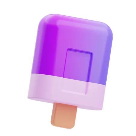 Ice Cream Stick  3D Illustration