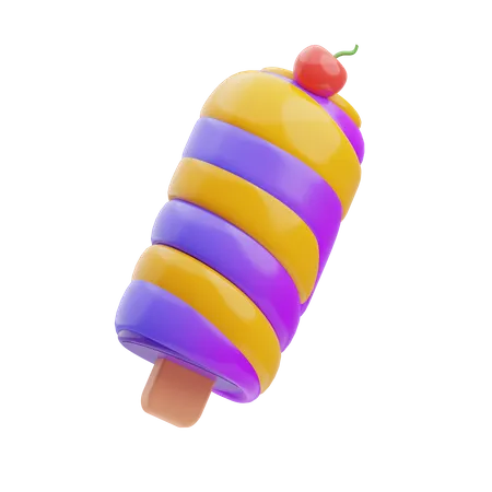 Ice Cream Stick  3D Illustration