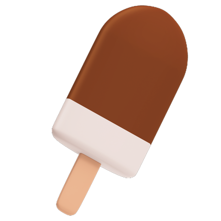 Ice cream stick 3D Illustration