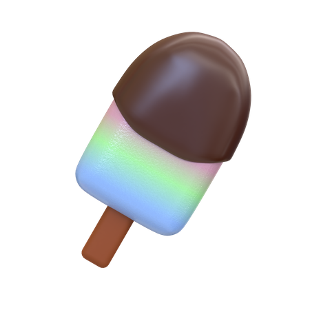 Ice Cream Stick 3D Illustration