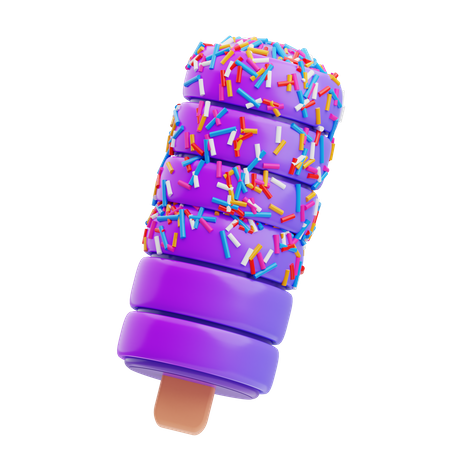 Ice Cream Stick  3D Illustration