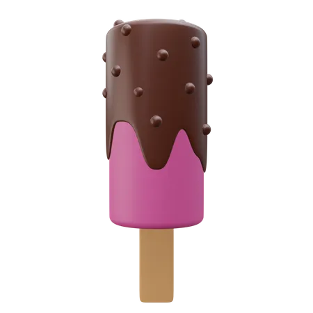 Ice Cream Stick Candy And Sweet Food 3 D Icon Illustration With Transparent Background 3D Icon