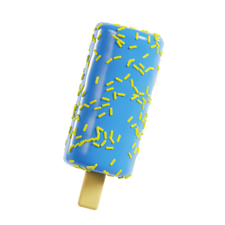 Ice Cream Stick Mint  3D Icon