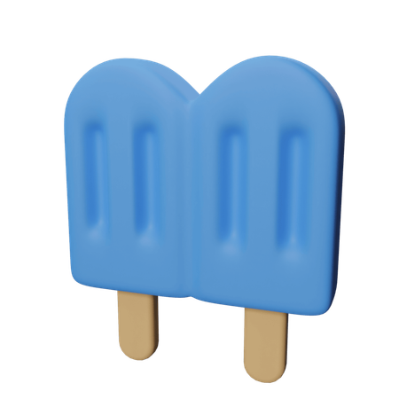 Ice Cream Sticks  3D Icon