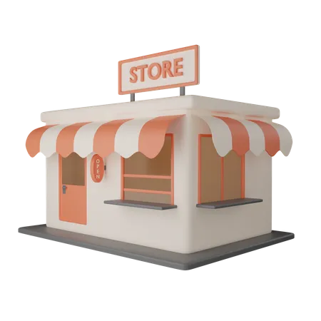 Ice cream store  3D Icon