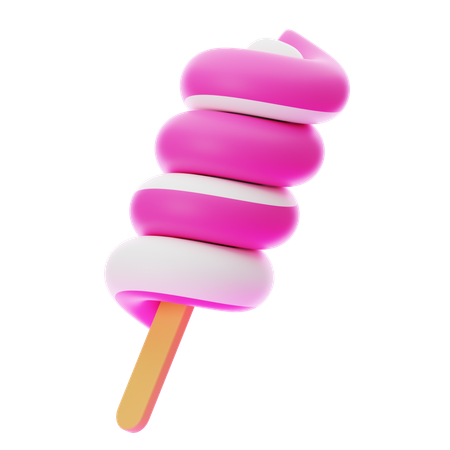 Ice Cream Swirl  3D Icon