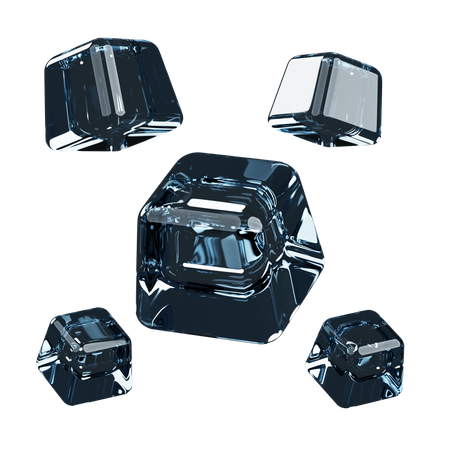 Ice Cube  3D Icon