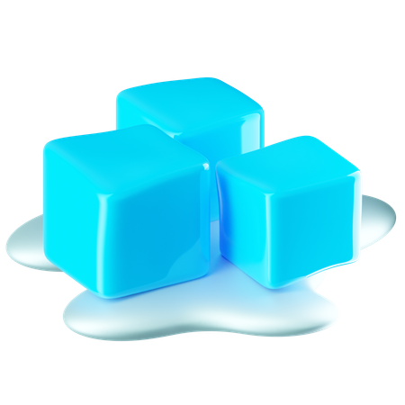 Ice Cube  3D Icon