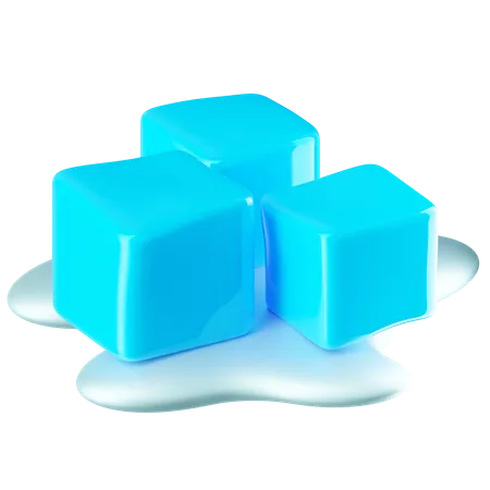 Ice Cube  3D Icon