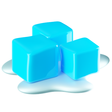 Ice Cube  3D Icon