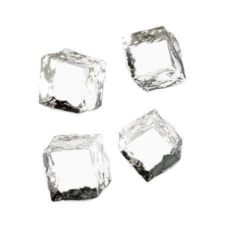 Ice Cubes  3D Icon