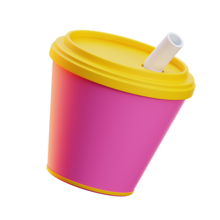 Ice Cup  3D Icon
