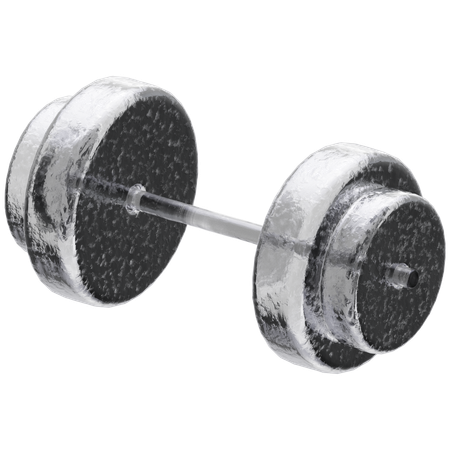 Ice Dumbbell  3D Icon