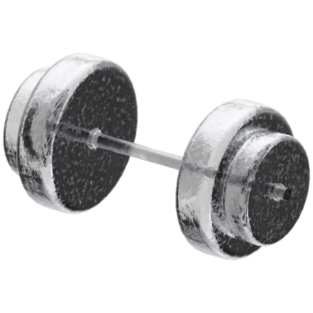 Ice Dumbbell  3D Icon