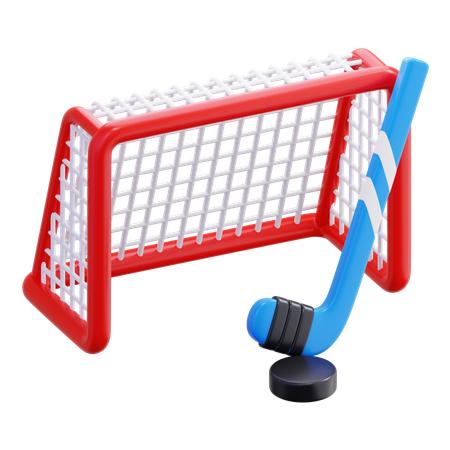 アイスホッケー  3D Icon