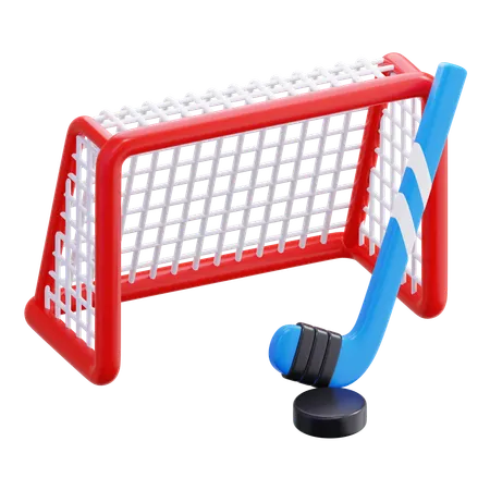 アイスホッケー  3D Icon