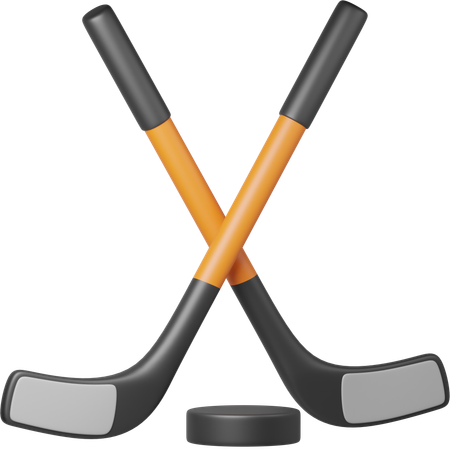 Ice Hockey  3D Icon