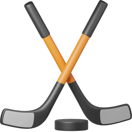 Ice Hockey  3D Icon